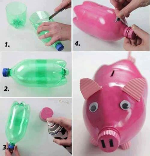 Cách làm đồ chơi cho bé từ vỏ chai nhựa